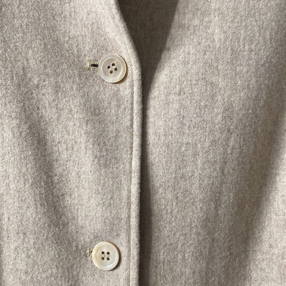 Rena Rowen virgin wool tan blend blazer size M - Picture 3 of 6